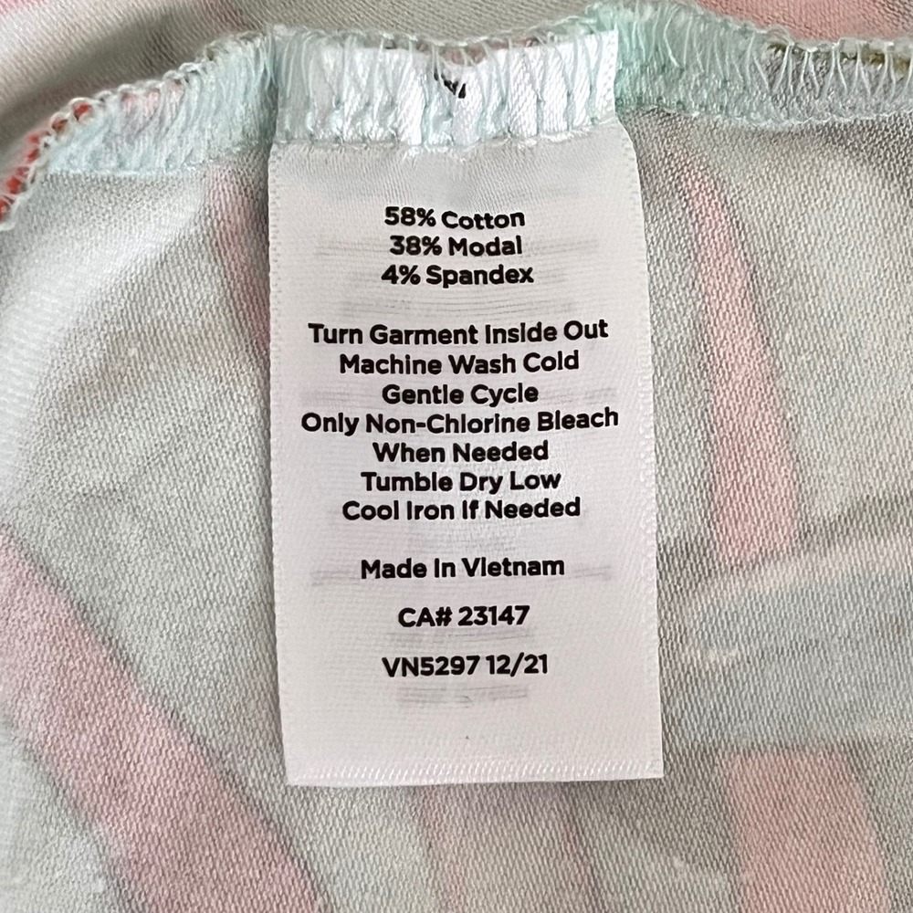 Talbots Coastal Tropical Parrot Floral Size M V-Neck A-Line Maxi Pullover Dress - Picture 10 of 11